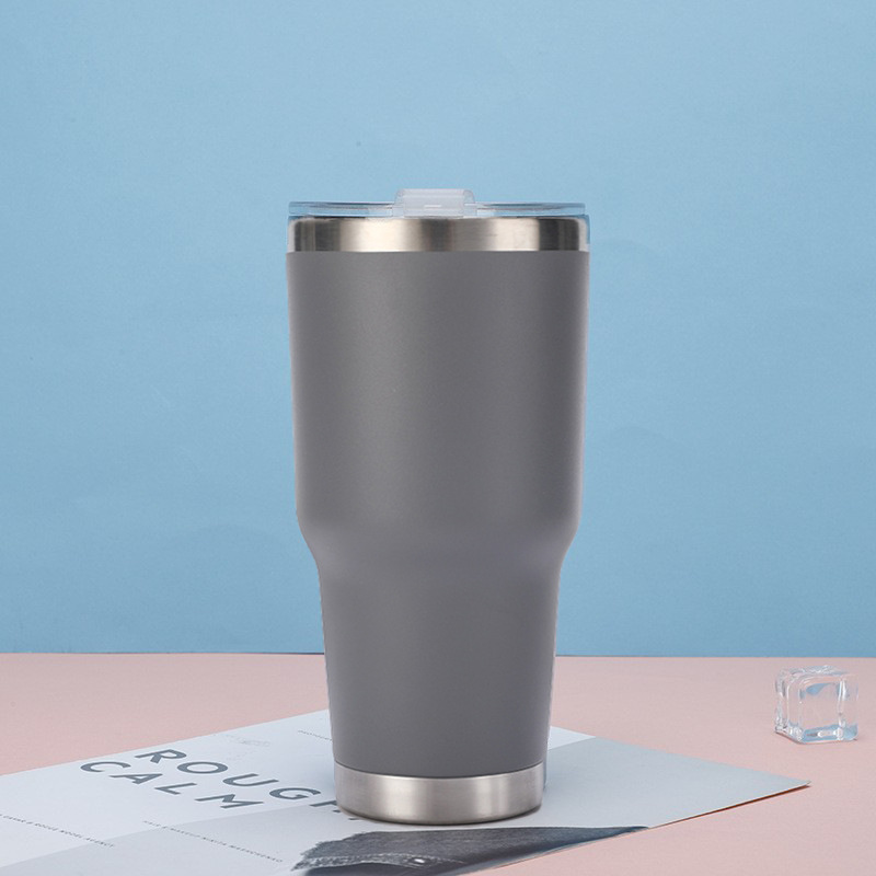 Taza de vacío de acero inoxidable 304 transfronterizo taza fría 30oz taza de coche taza de helado taza de cerveza taza de paja