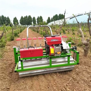厂家热销韭菜青菜播种机 自走式蔬菜精播机 柴胡人参药材点播机