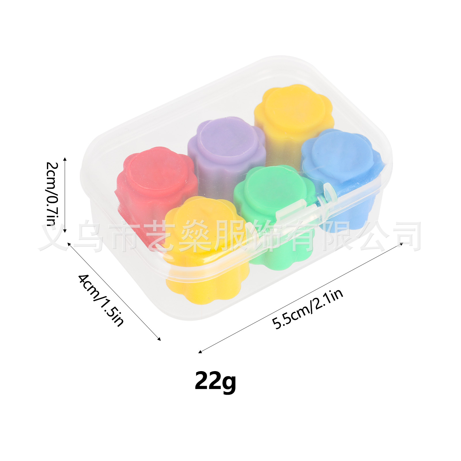 【6개입】주사위 + 투명박스