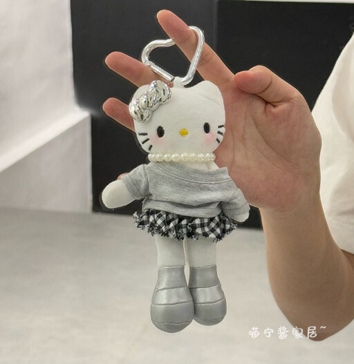 ロングレッグ kt ペンダントコレクションキティぬいぐるみペンダントかわいい kt 猫ラブバックルランドセルペンダントキーホルダーメンズ|undefined
