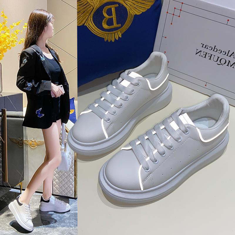 2021 summer new Putian McQueen white sho...