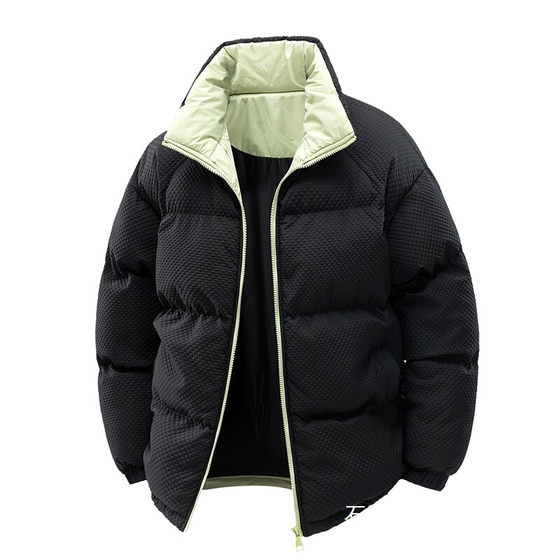 Cross-Border 2025 Stand-Up Collar Cotton Outwear for Men and Women, New Winter Style Loose Warm Cotton Outwear, Casual Thickeneded Cotton Jacket