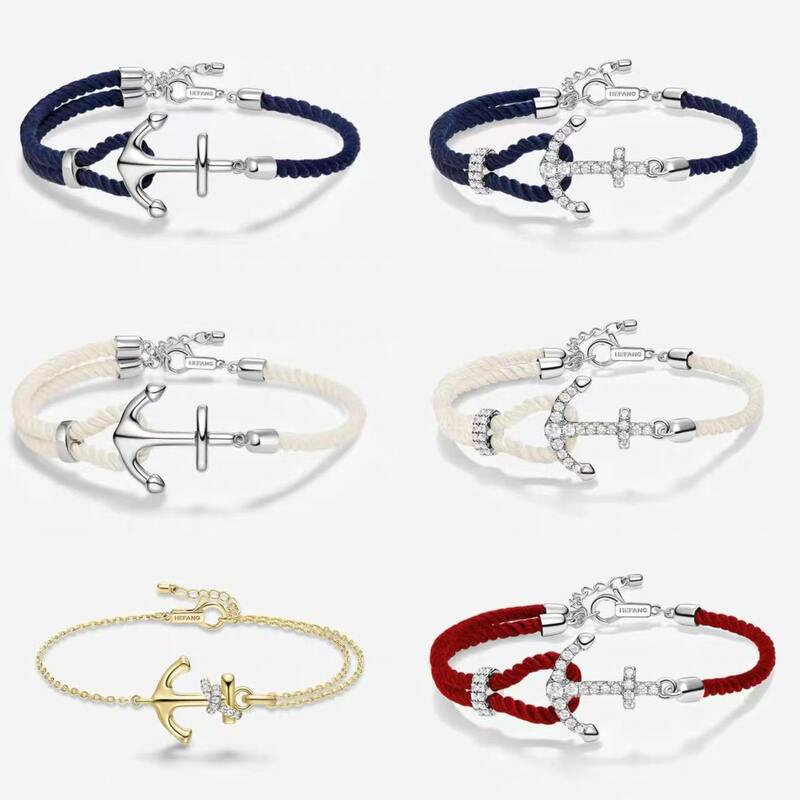 HEFANG Anchor Bracelet is a light luxury accessory for couples, stylish, exquisite, and versatile HEFANG Anchor Bracelet is a light luxury accessory for couples, stylish, exquisite, and versatile