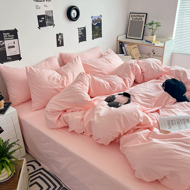 Комплект простынь и пододеяльник для младших школьников, набор из 4 предметов, постельное белье для школьников, комплект из 3 предметов