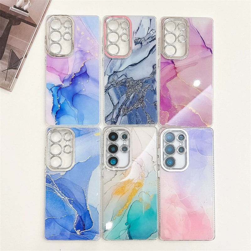 Samsung, S23, S25, мраморный совместимый чехол для телефона, S24, 25plus