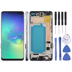 Samsung S10 スクリーンアセンブリ Galaxy S10plus G975 G973 LCD タッチディスプレイに適しています。