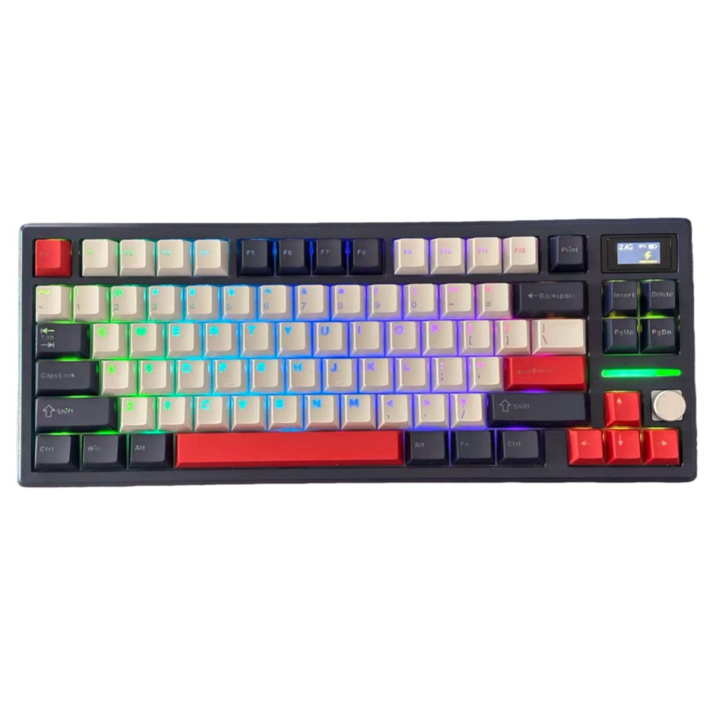 Magnetic Axis Three-Mode Keyboard for Gaming, Office, Home and Business, Fast Speed and Responsive Three-Mode Keyboard