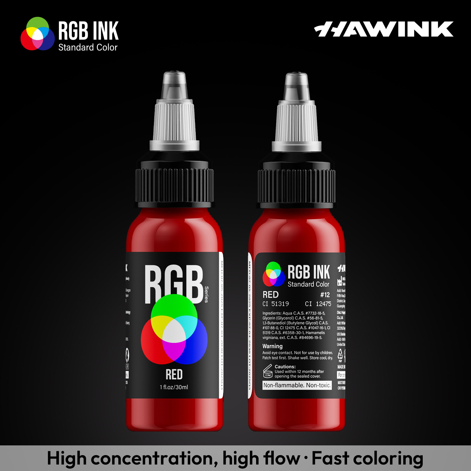 Solong set de tinta de tatuaje REACH tintas de tatuaje de color de la UE para tatuajes