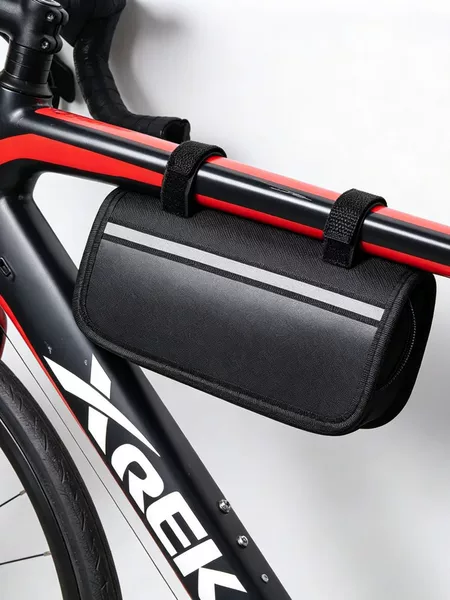 Cyclist's bicycle front beam bag, mountain bike phone bag, tool storage bag, front hanging bag, upper tube bag, cycling equipment