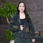 宽松印花复古风休闲开衫