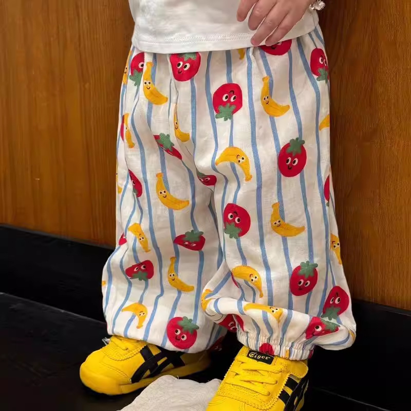 Summer children's cute trousers for boys girl's