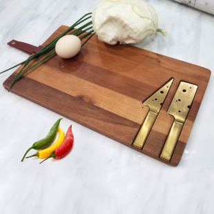 Factory Direct Sales 430 Titanium Stainless Steel Cheese Knife Customized Cheese Butter Pizza Set Cheese Knife Wholesale