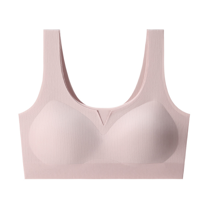 Ropa interior de cuidado de lujo ligero para mujer, soporte suave, levantamiento, sujetador antiflacidez, copa fija, deporte, espalda cómoda y hermosa image 10