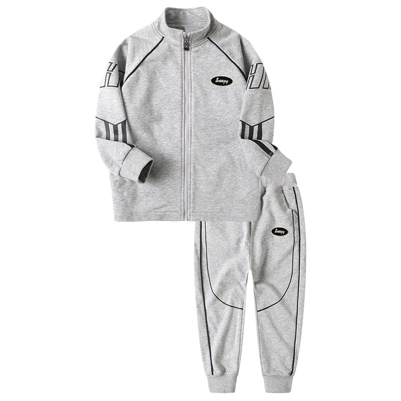 Ensemble de vêtements de sport pour garçons pour enfants 2024 Zhongda version coréenne de l'uniforme scolaire de sport pour enfants 2022 nouveau_voghion.com