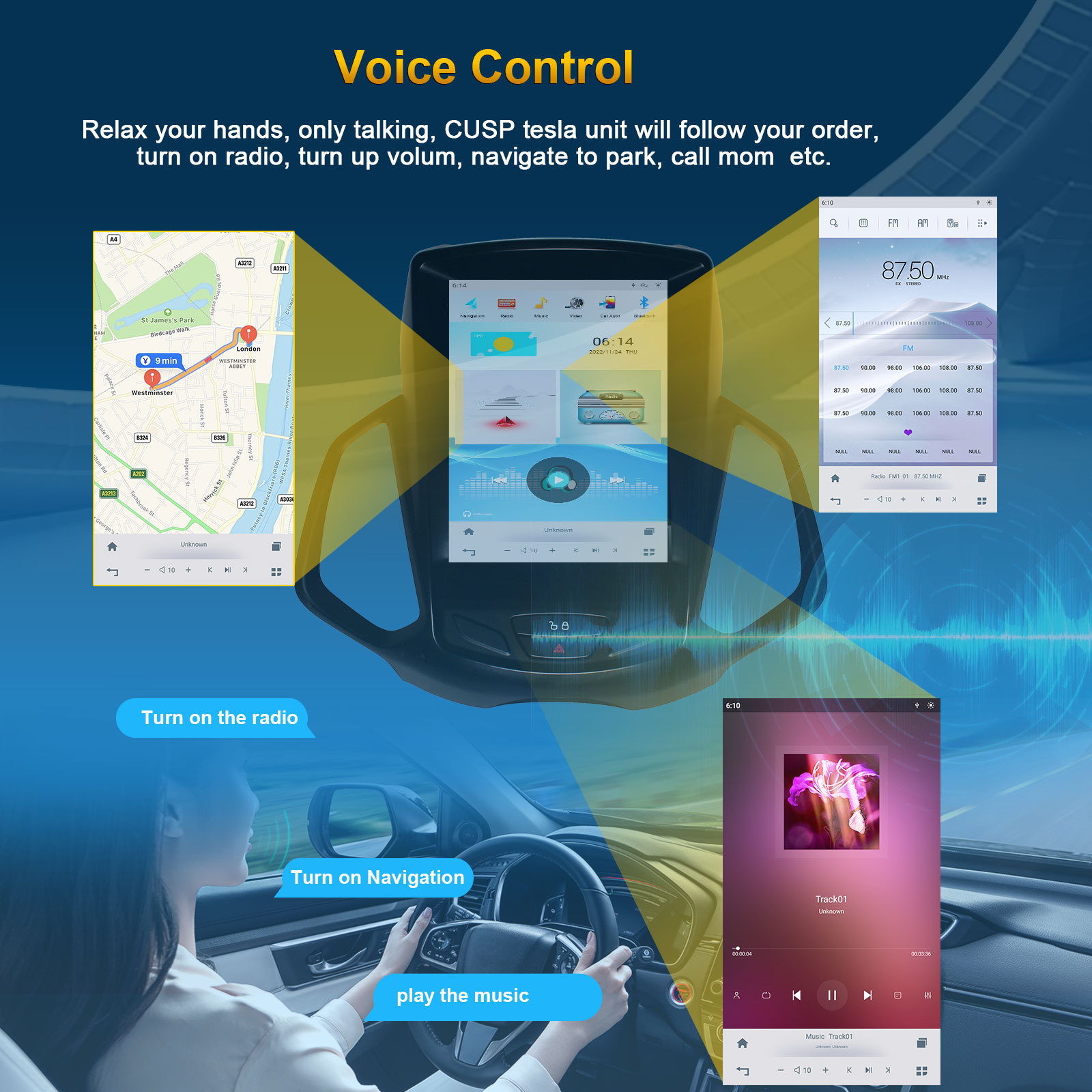 For Ford Ecosport 2013- 10.4 inch Vertical Screen Car Android IPS Navigation