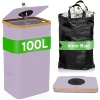 Purple laundry basket