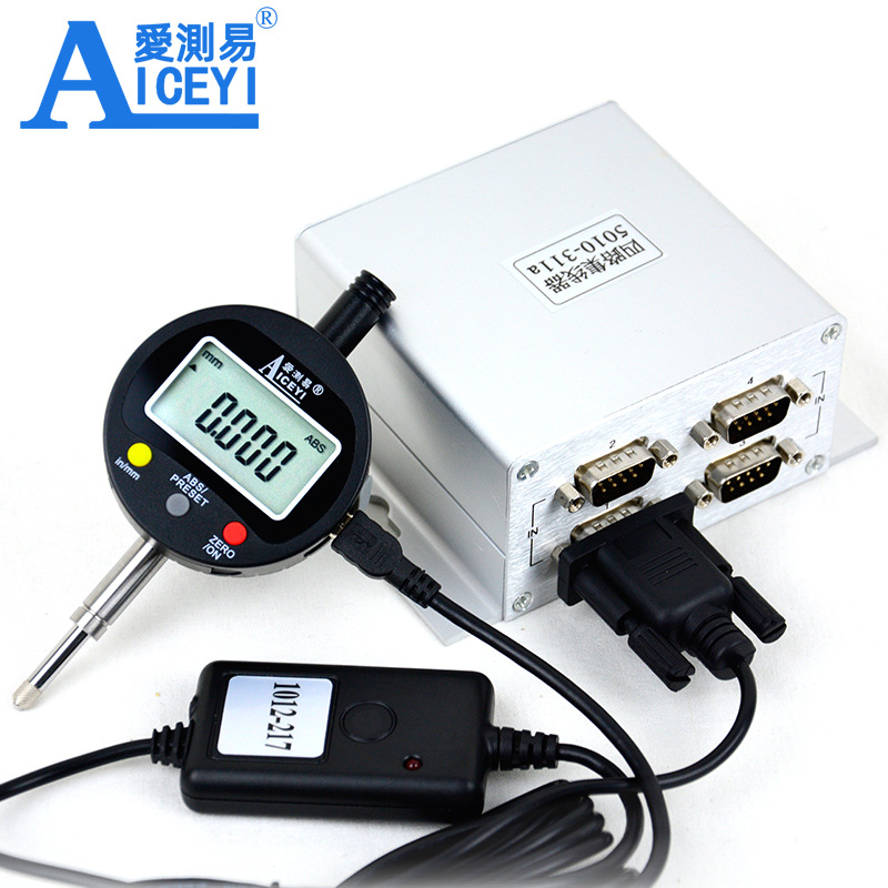 批发爱测易12.7 数显百分表千分表指示量表深度规高度规接电脑PLC