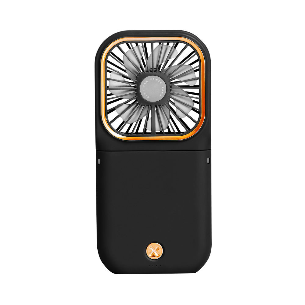 Mini ventilador plegable transfronterizo USB de escritorio silencioso ventilador eléctrico portátil de cuello cargador