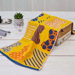 58C1紗布毛巾洗臉巾雙面布藝兒童成人家用加大號面巾長