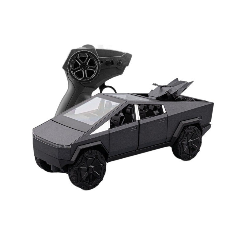 Simulated Rc Remote Control Off-Road Vehicle Alloy New Energy Pickup Truck Toy Large Size Electric Remote Control Car Model for Boys