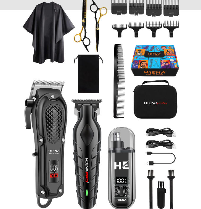 Corte de pelo universal transfronterizo HIENA afeitar eléctrico cabeza de aceite de tallado empujador eléctrico corte de pelo empujador especial para salón de pelo digital