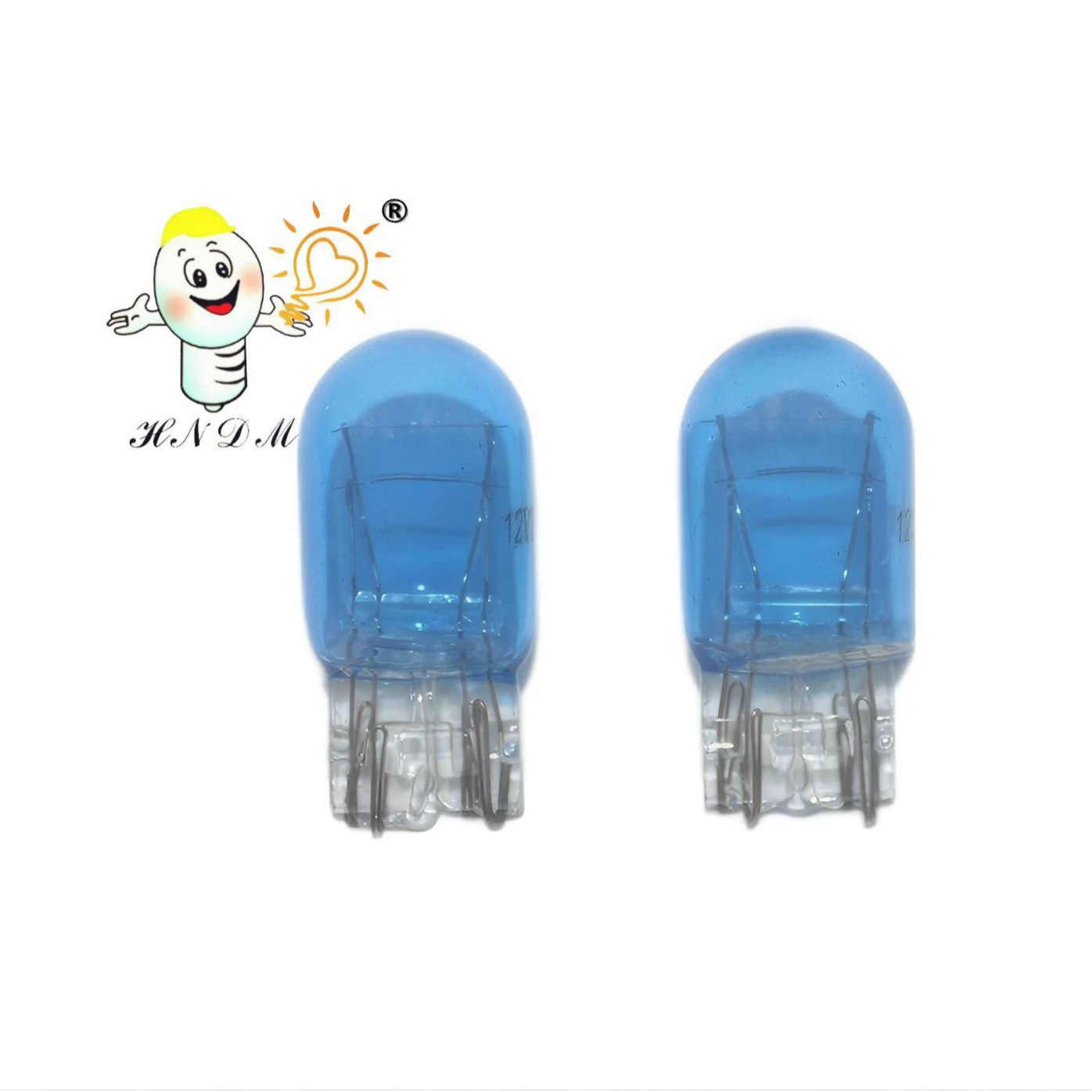 7443 1891 автомобильная лампа T20 12V21/5W стоп-фонарь задний фонарь с синим ультра-белым световым сигналом