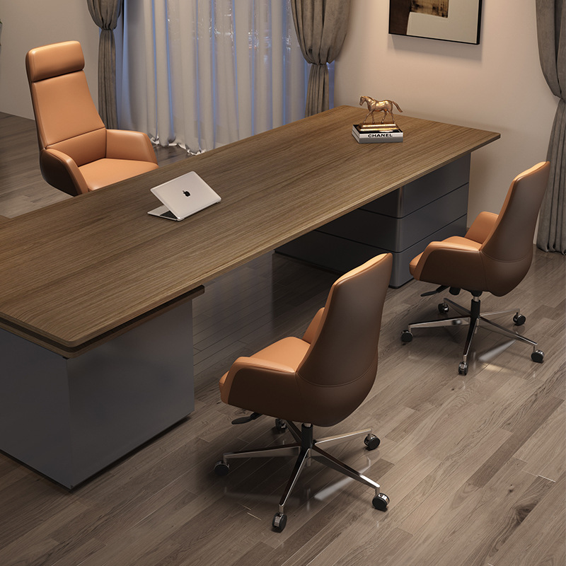 Silla de oficina de respaldo alto simple SILLA DE Gerente Ejecutivo arte de cuero inclinable Silla de computadora de oficina cómoda silla de recepción a juego