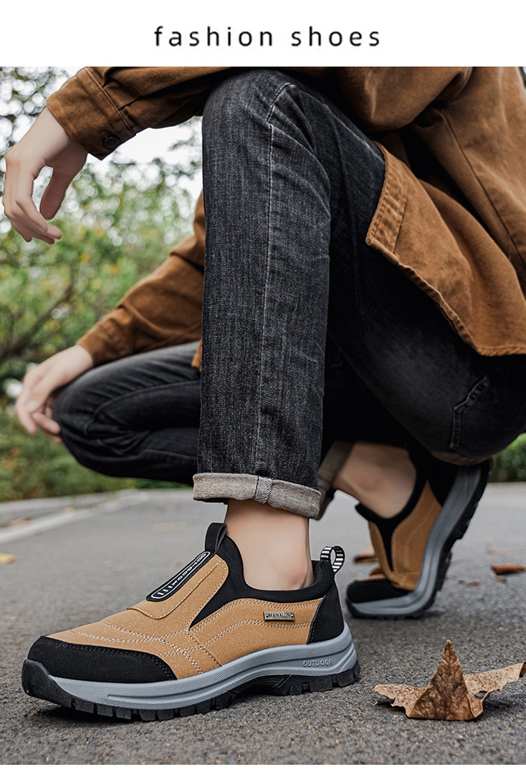 Men's Loafers, Popular Large-size Men's Slip-on Casual Sneakers, Canvas Shoes_vogvips.com