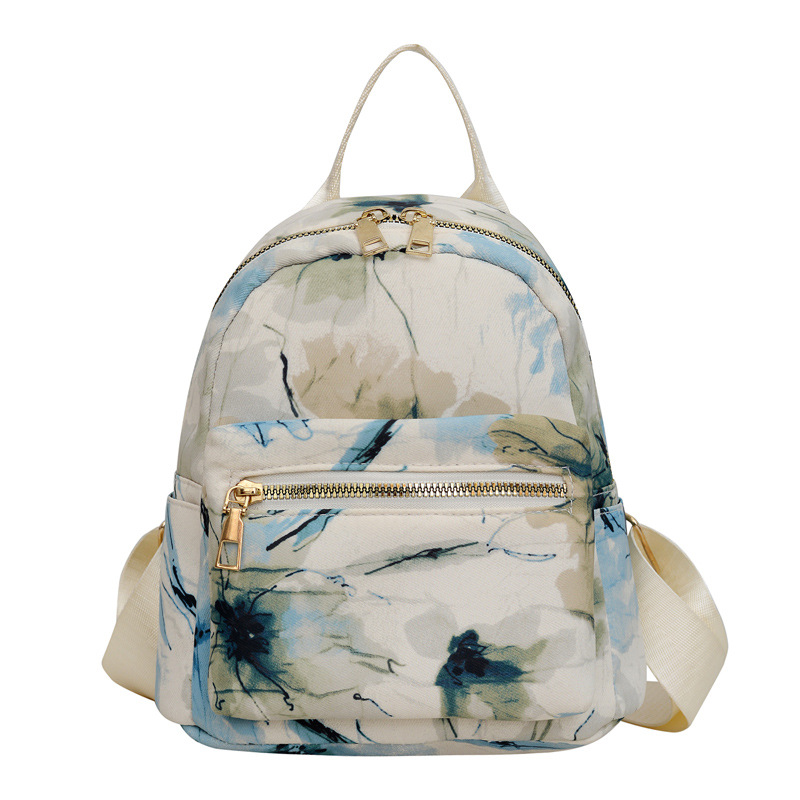 2024 verano nuevo estilo moda textura simple mochila casual mini mochila personalidad ins estilo occidental mochila