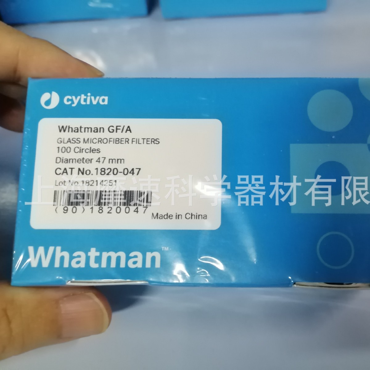 whatman GF/A:1.6μm玻璃纤维滤纸 1820-047
