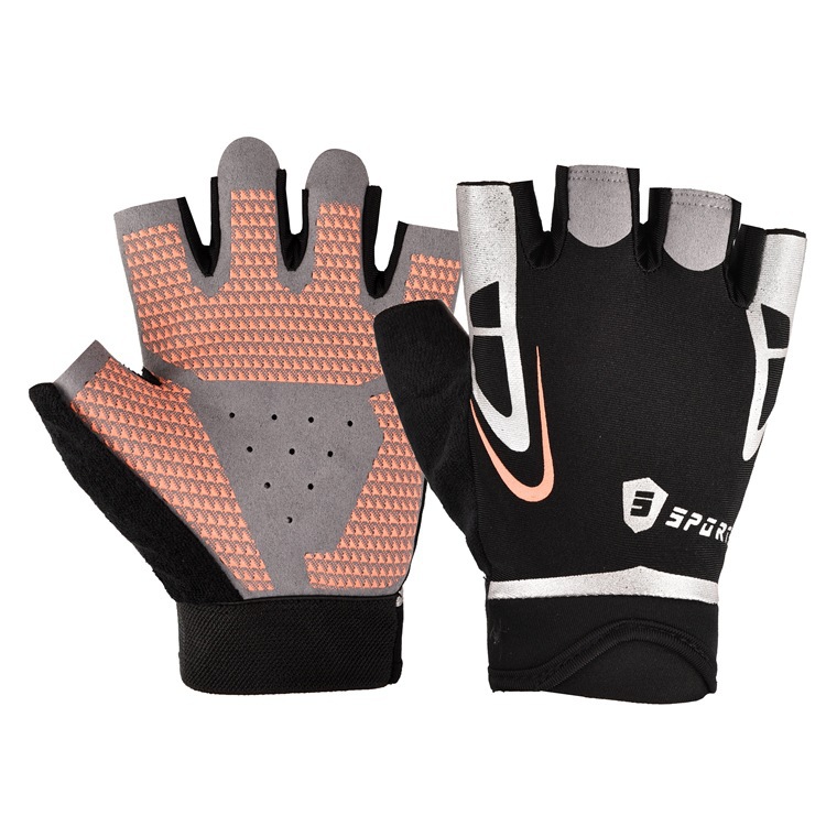 Ciclismo medio dedo guantes nuevos hombres y mujeres al aire libre ciclismo deportes bicicleta montañismo ejercicio dedo faltante guantes de fitness