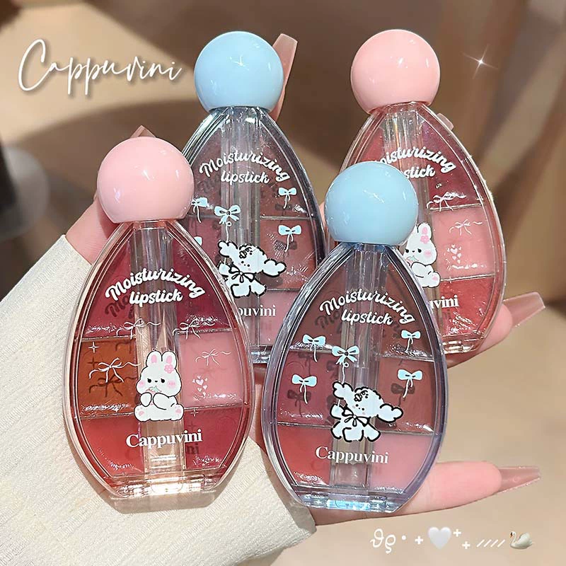 Блеск для губ (Cappuvini CP333) с зеркальным эффектом увлажняющий блеск, многоразовая капсула-капля в форме слезы, 6 цветов