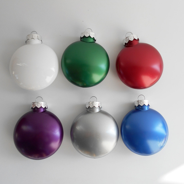 New matte flat Christmas ball PET Christmas decorative ball alien…