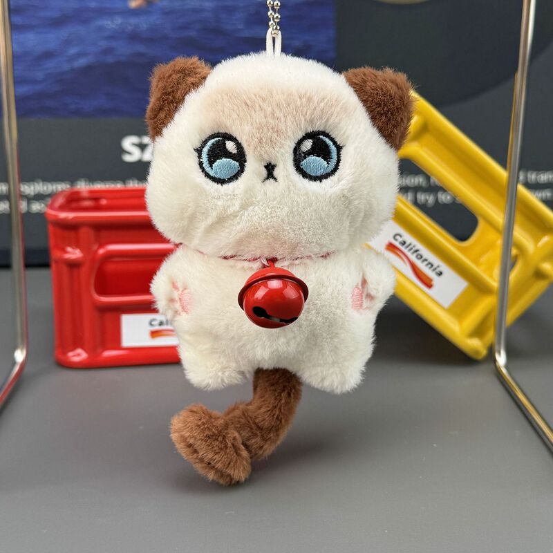 新しい漫画の鐘子猫ぬいぐるみ人形ペンダントかわいい猫バッグキャッチ人形機人形卸売|undefined