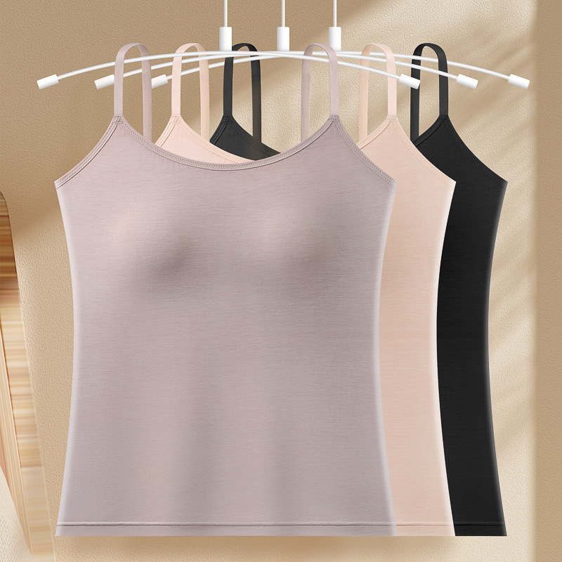 Export foreign trade small fragrant style breast pad base bra camisole slim underwear slim sleeveless top 151
