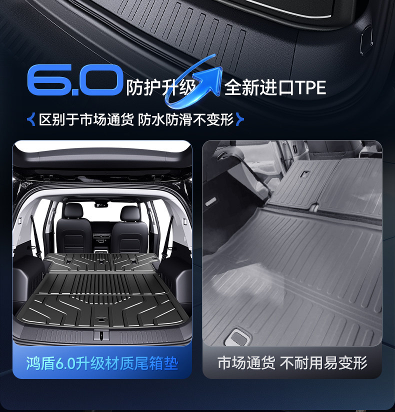 Suitable for Jietu Traveler Trunk Mat Tpe26 New Model Dedicated Integrated Trunk Mat Modification for Traveler
