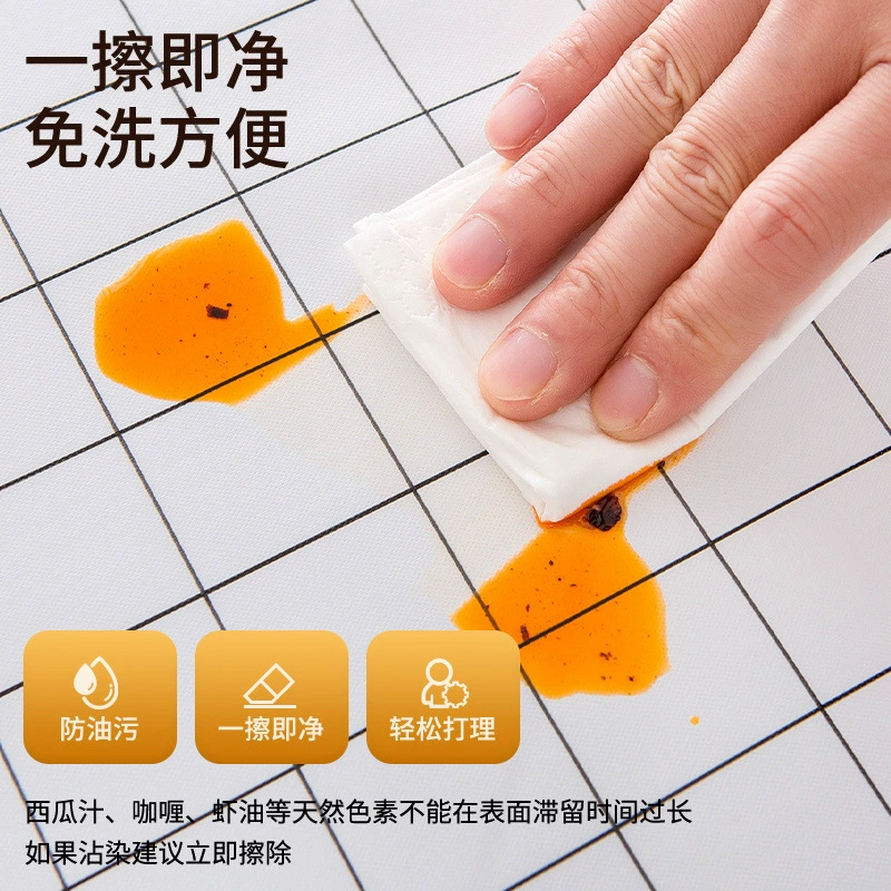 Tablecloth waterproof and oil-proof no-wash rectangular coffee table tablecloth style student desk dining table cloth table mat