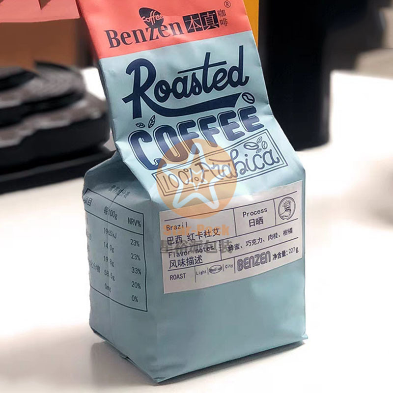 227克咖啡自封袋中封风琴袋