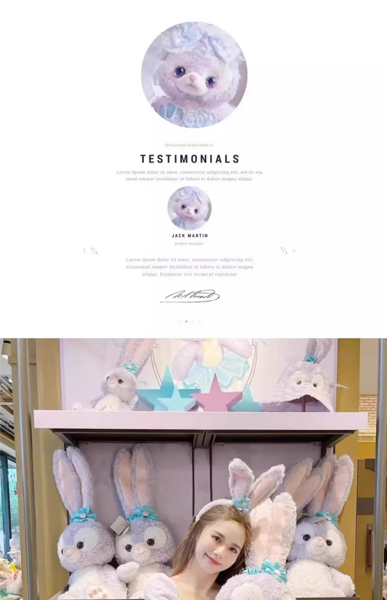 Linabell Doll Stellalou Plush Toy Large Stuffed Toy Doll Pillow Birthday Gift Cross-Border Wholesale