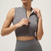 Gray [zipper vest]
