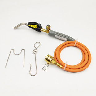 American MAPP oxygen-free welding gun double switch with tube high temperature fire gun CGA600 manpu welding torch welding refrigeration