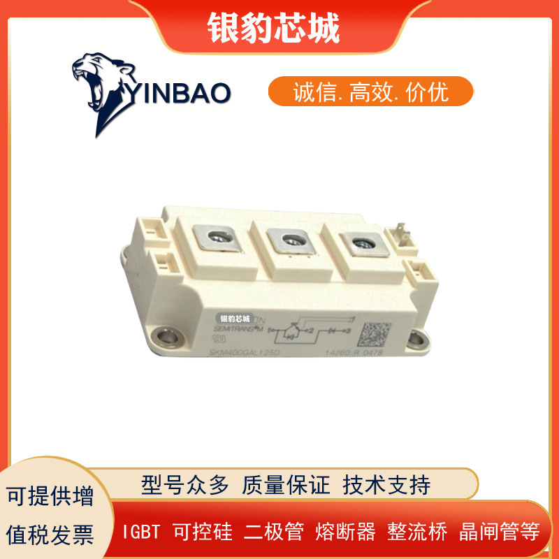 SKM400GAL125D SKM200GAR125D SKM400GAR125D全新原装IGBT模块