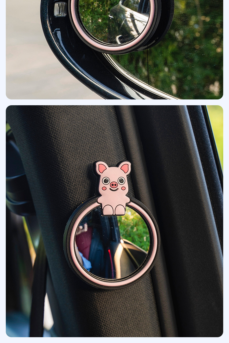 New spot car small round mirror Car Rearview Mirror auxiliary paste 360-degree wide-angle mirror cross-border new products on behalf