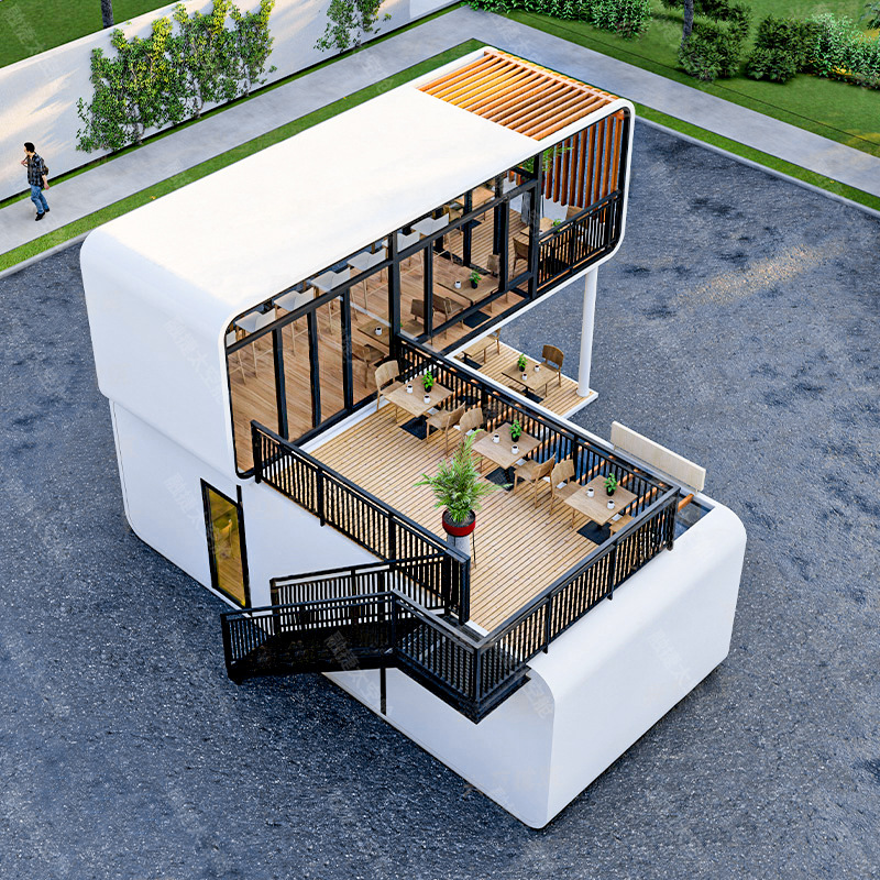 Rongjie Space Capsule Casa móvil Casa de familia Residente en casa Casa de oficina Villa Área escénica Cabina de manzana de doble capa Weisu
