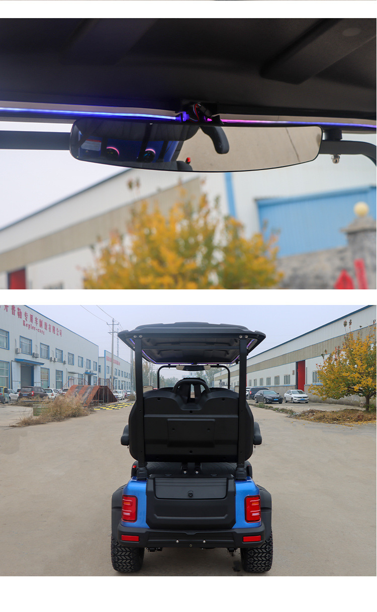 Electric Golf Cart, Golf Course Special Vehicle, Four-Wheel 4-Seat Frame, Scenic Tour Vehicle, B&B Shuttle Vehicle, Sightseeing Vehicle