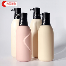 洗发水瓶沐浴露瓶批发洗澡液瓶子500ml塑料圆瓶化妆品包装瓶新款