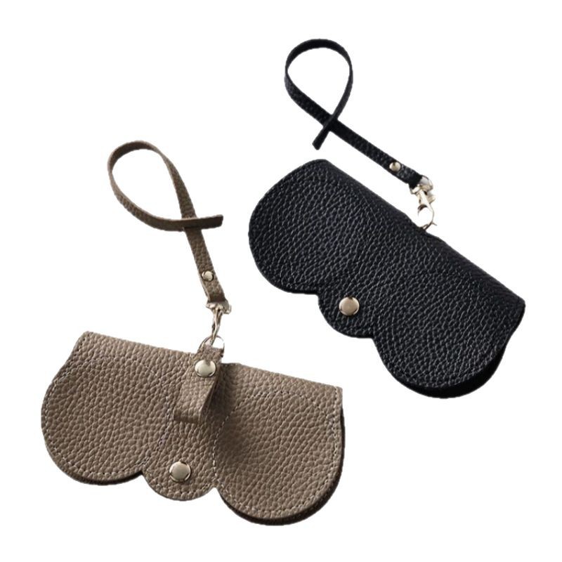 Polyurethane sunglasses, handheld glasses, cute protective case, simple and elegant design