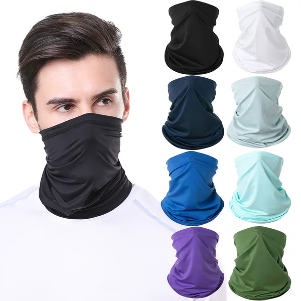 Cycling Sunshade Sunscreen Scarf Men's Outdoor Sports Quick-drying Breathable Multifunctional Magic Headscarf Summer Ice Silk Mask
