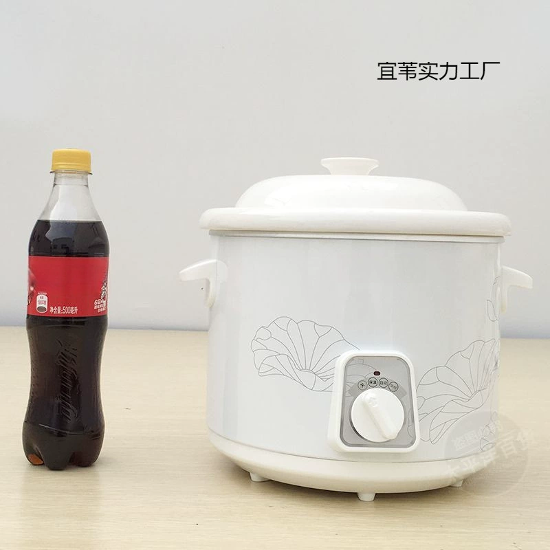 [Бытовой керамический пароварочный чан 1L/2L/3L/4L/5L, мини-банка BB, супы, каша, белая керамика, медленный кипятильник, детское питание, фабрика]