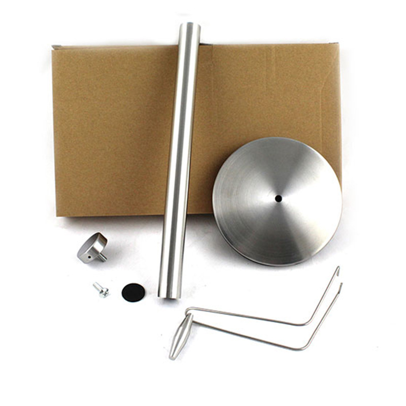 Soporte de tejido de cocina creativa titular de papel de escritorio vertical gran rollo de papel titular restaurante simple tenedor cintura de acero inoxidable titular de tejido